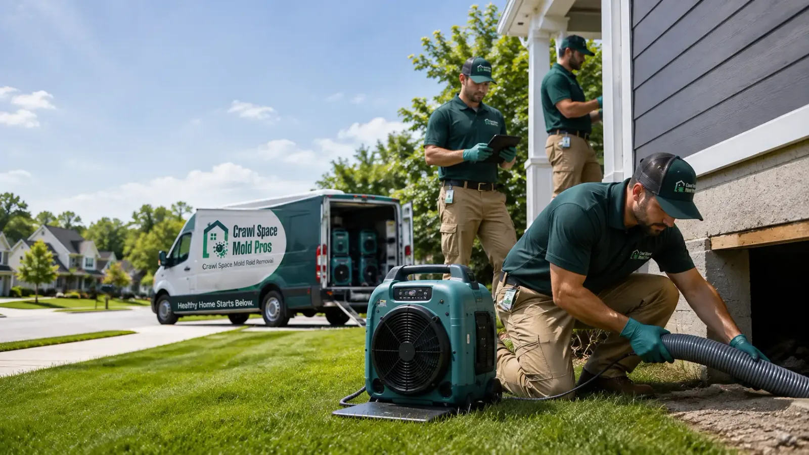 Crawl Space Mold Removal in Redfield, KS